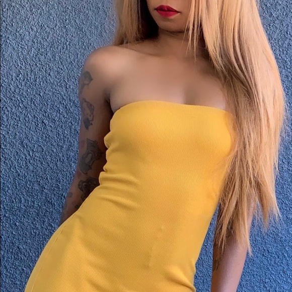 Tube rib mini dress - Picture 3 of 6
